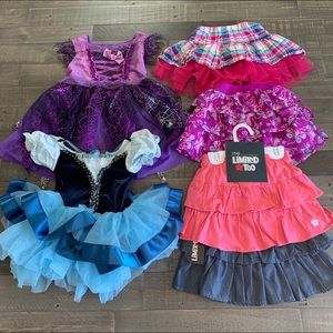 Girls dress up clothes/ 4 skirts